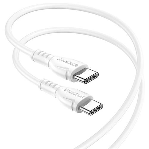 Borofone BX51 Cable Triumph 60W 3.0Amp USB-C a USB-C Blanco