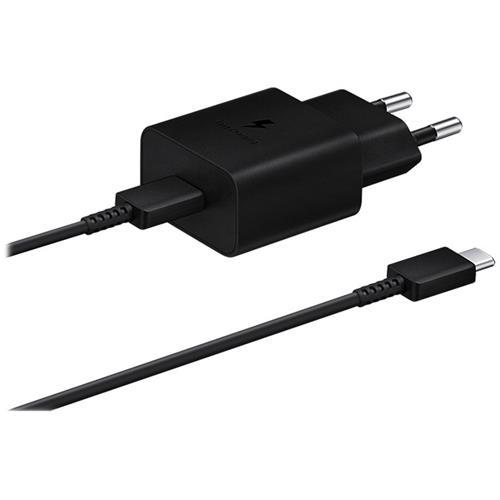 Cargador USB-C 15W+ Cable USB-C a USB-C 1 m Samsung (EP-T1510) Negro