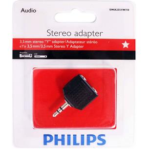 Philips SWA2551W/10 Splitter para Auriculares 3.5mm 2