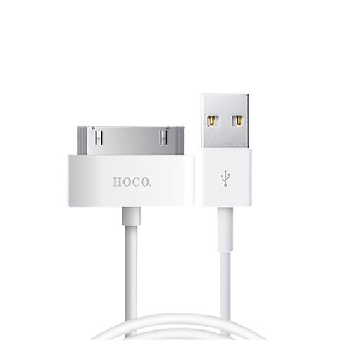 Cable USB Compatible Apple 30 Pin 1 m Hoco X1 Blanco