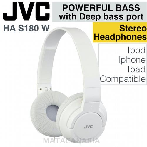 Jvc Ha-S180 Powerful Bass Auricular White