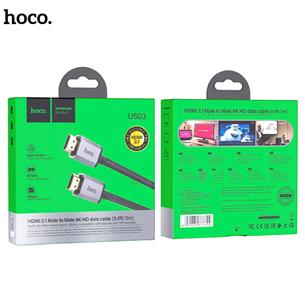 Cable HDTV 2.1 8K Ultra Hd 3 m Hoco US03 Negro 2