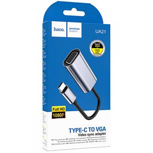 Hoco UA21 Cable convertidor USB-C a VGA 2