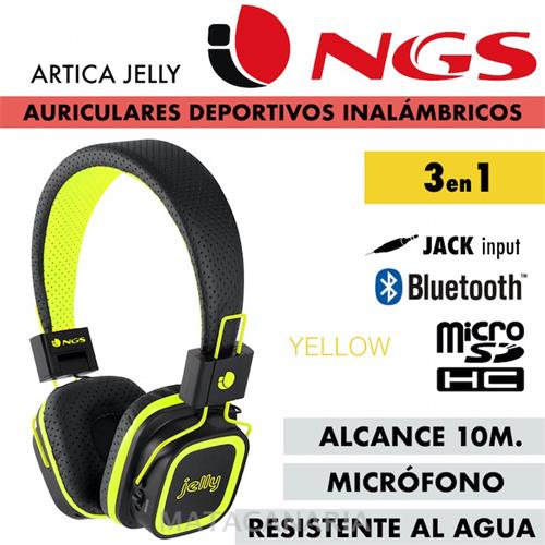 Ngs Artica Jelly Aur Bluetooth Mp3 Yellow