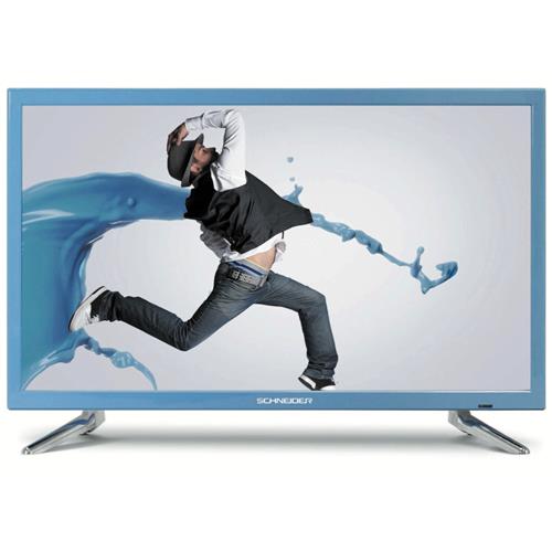Tv 24" Schneider Ld-24 Hd Hdmi Usb Grabador Blue