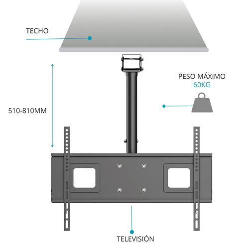 TM Soporte Led/Lcd Techo 32" a 65" (TMSLC411)
