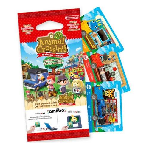 Nintendo Pack 3 Tarjetas Amiibo Animal Crossing New Leaf