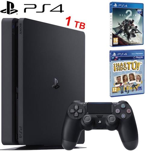 Sony Ps4 Slim 1Tb + Destiny 2 + Has Sido Tu (Cuh-2116B)