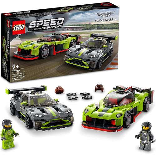 LEGO 76910 Aston Martin Valkyrie AMR Pro y Aston Martin Vantage GT3