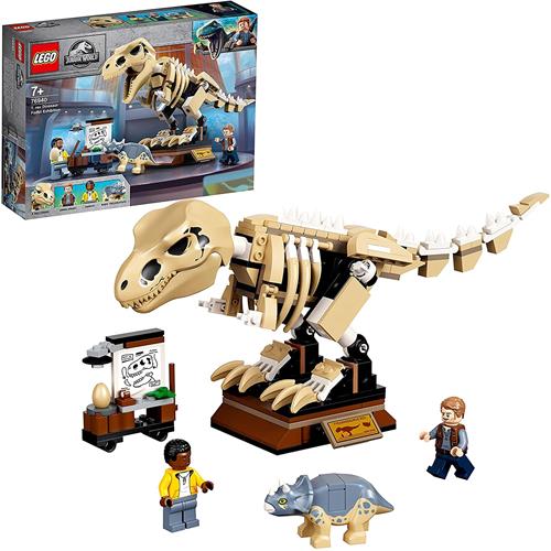 LEGO 76940 Exposición de Dinosaurio T.Rex Fosilizado