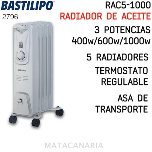 Bastilipo Rac5-1000 Radiador Aceite