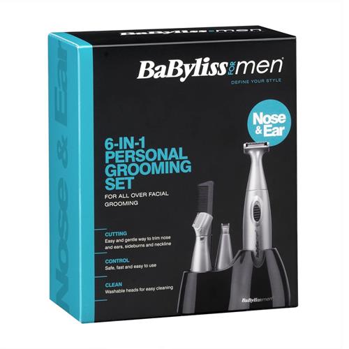 Babyliss 7040Cu Kit 6 Accesorios Nariz/Cejas