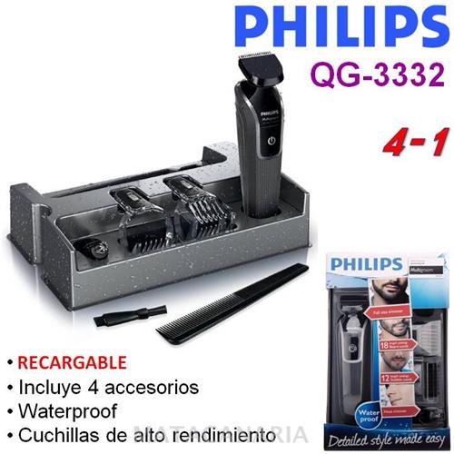 Philips Qg-3332 Kit Afeitadora+Cortapelo 5 In 1