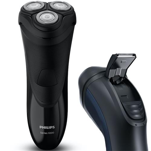 Philips Afeitadora S-1110 Corriente / Patillas / Cabezal Flex 4D