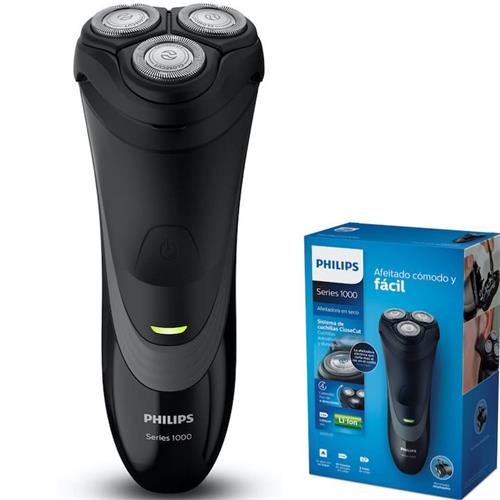 Philips Afeitadora S-1520/04 Recargable / Patillas / Cabezal Flex 4D