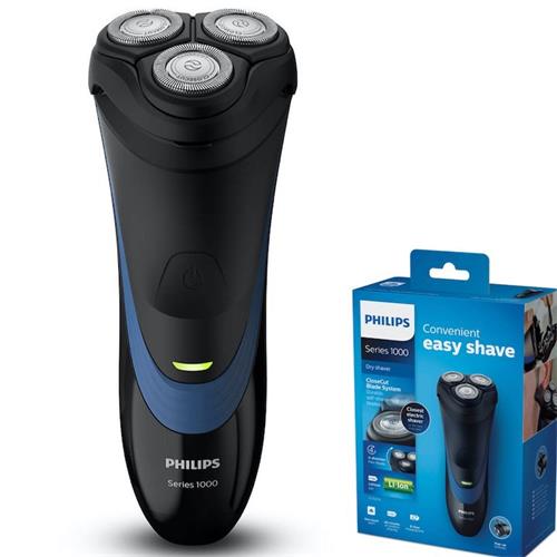 Philips Afeitadora S-1510 Recargable / Patillas / Cabezal Flex 4D