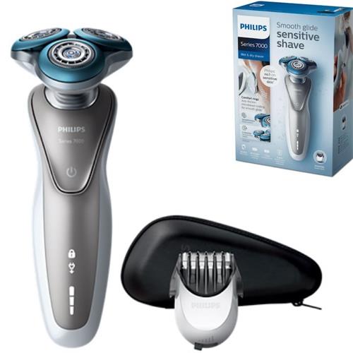 Philips S-7510 Afeitadora Recargable / Aquatec / Accesorio Trimmer