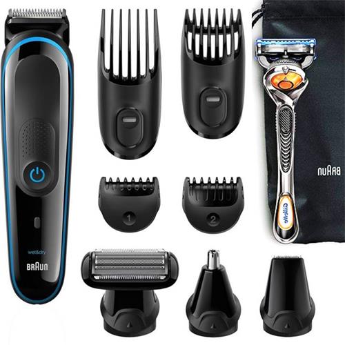 Braun Mgk-5080 Cortadora Kit 9 Accesorios Batería De Litio