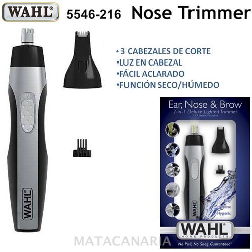 Wahl 5546-216 Depilador Nasal Deluxe 2 In 1